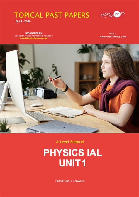 Unit 3. . Edexcel ial physics unit 1 past papers